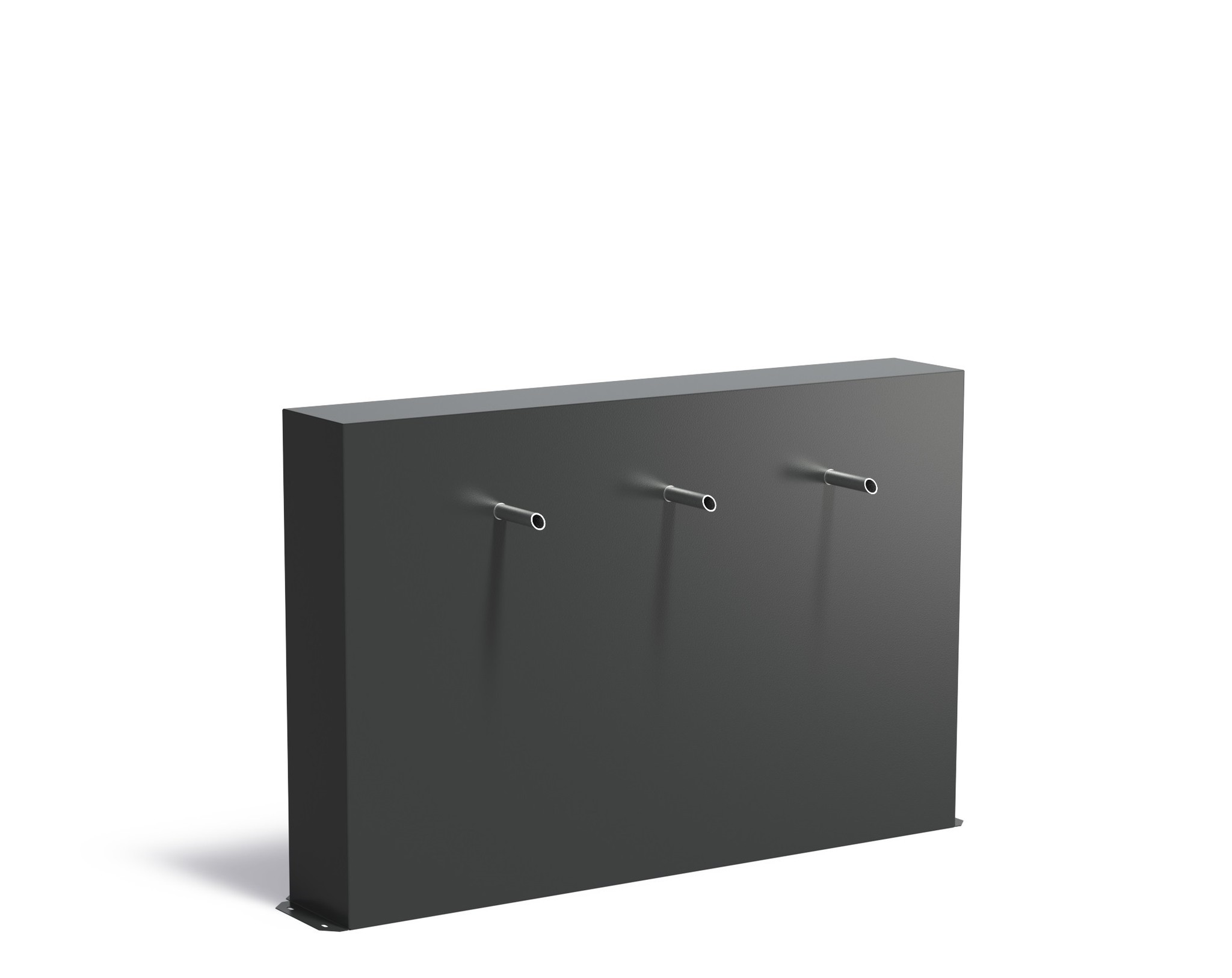 Vijvermuur aluminium vrijstaand 150x25x100cm. afbeelding
