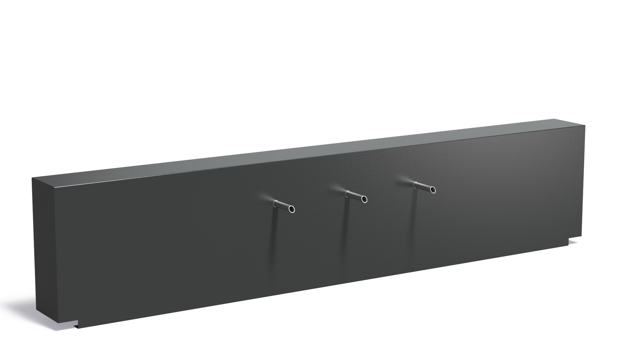 Vijvermuur aluminium vast 300x25x60cm. afbeelding