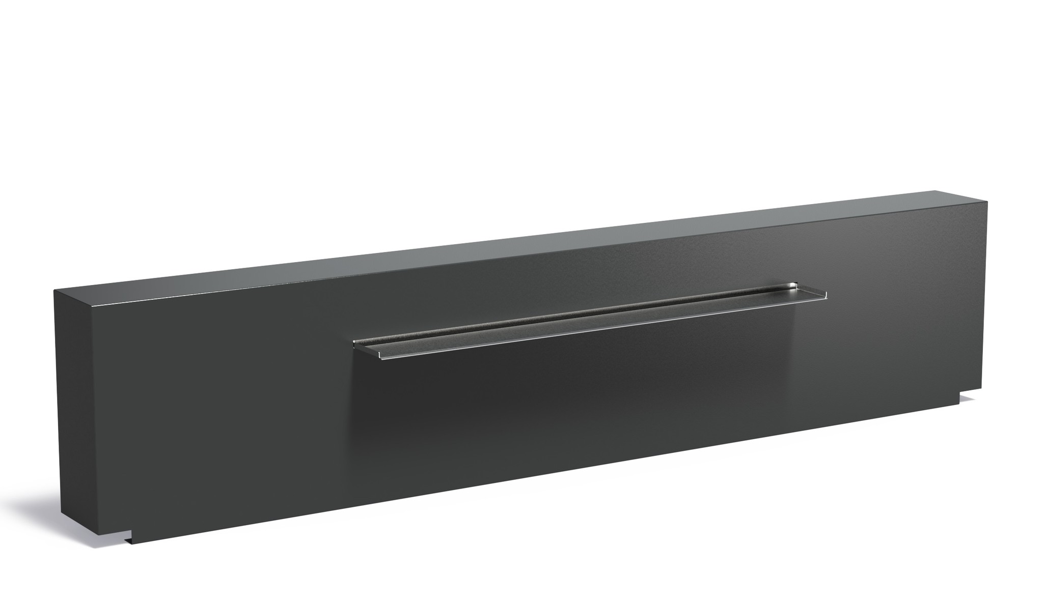 Vijvermuur aluminium vast 300x25x60cm. afbeelding
