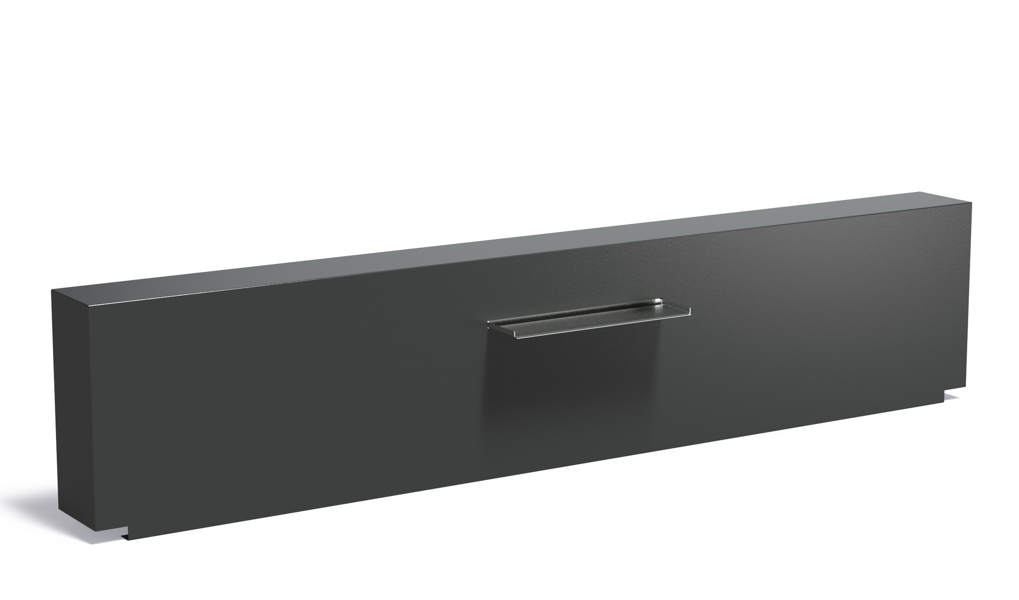 Vijvermuur aluminium vast 300x25x60cm. afbeelding