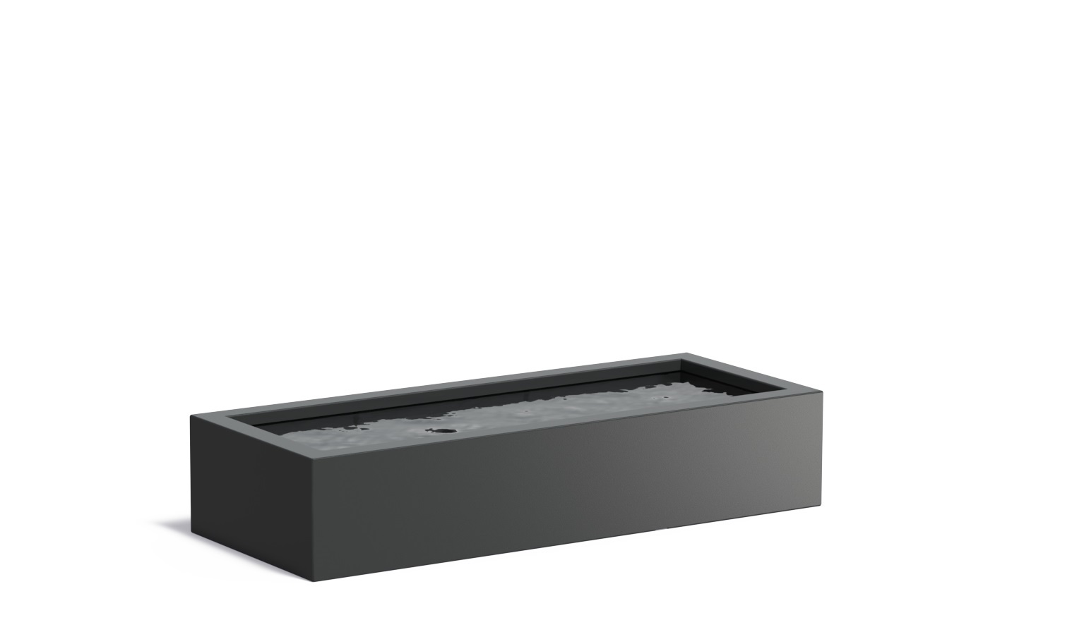 Aluminium vijverbak 200x80x40cm. afbeelding