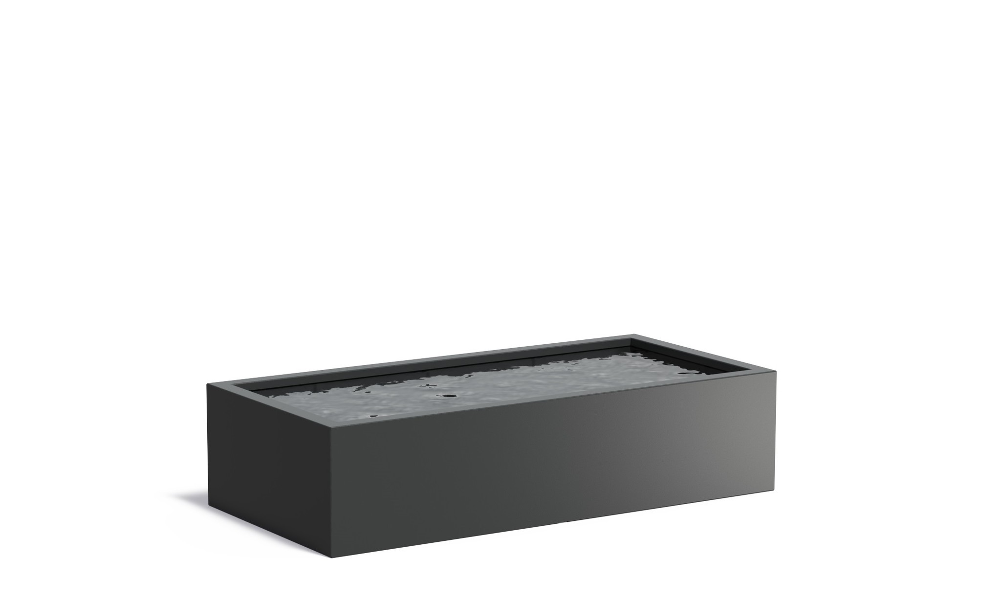 Aluminium vijverbak 250x120x60cm. afbeelding