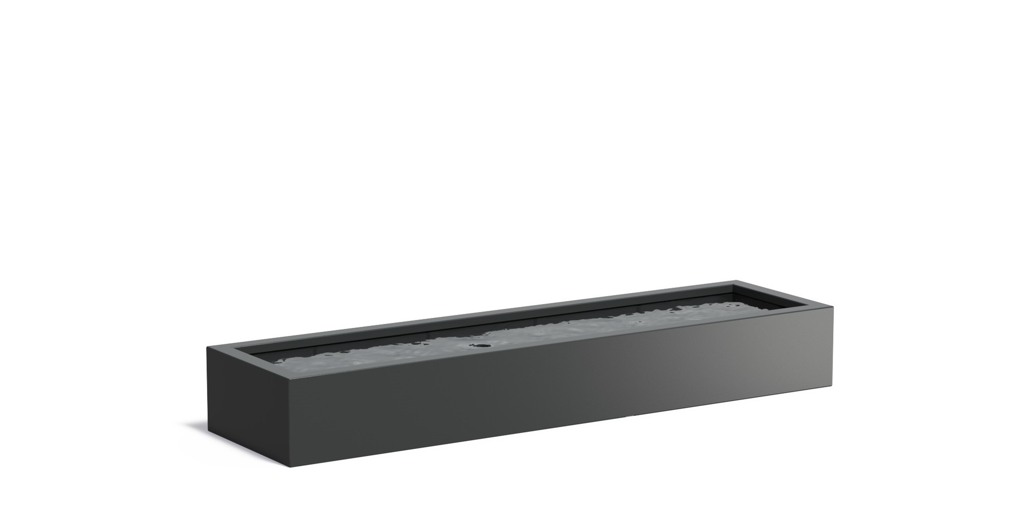 Aluminium vijverbak 300x80x40cm. afbeelding