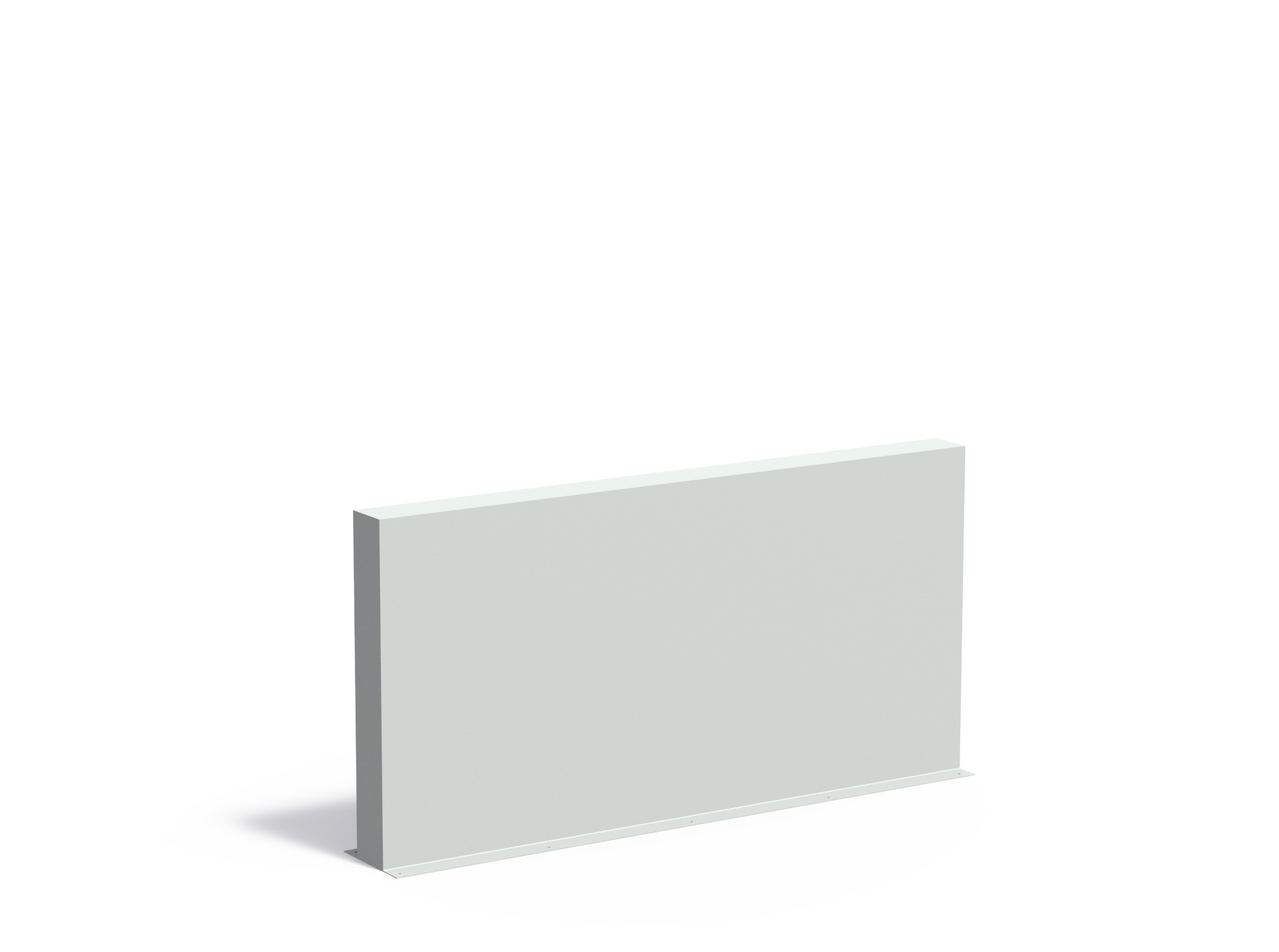 Polyester muur 200x15x100cm. afbeelding
