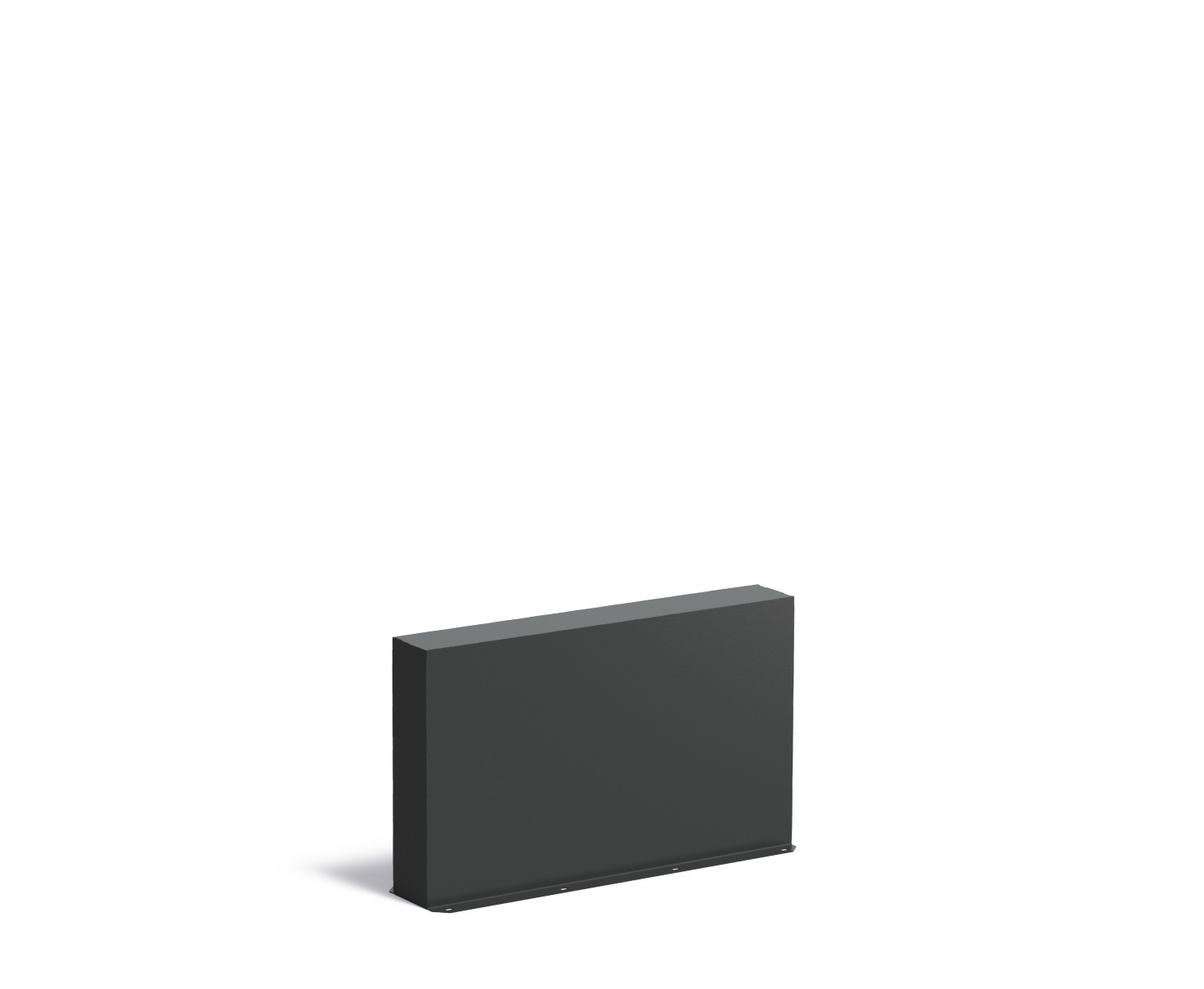 Aluminium muur 100x15x60cm. afbeelding