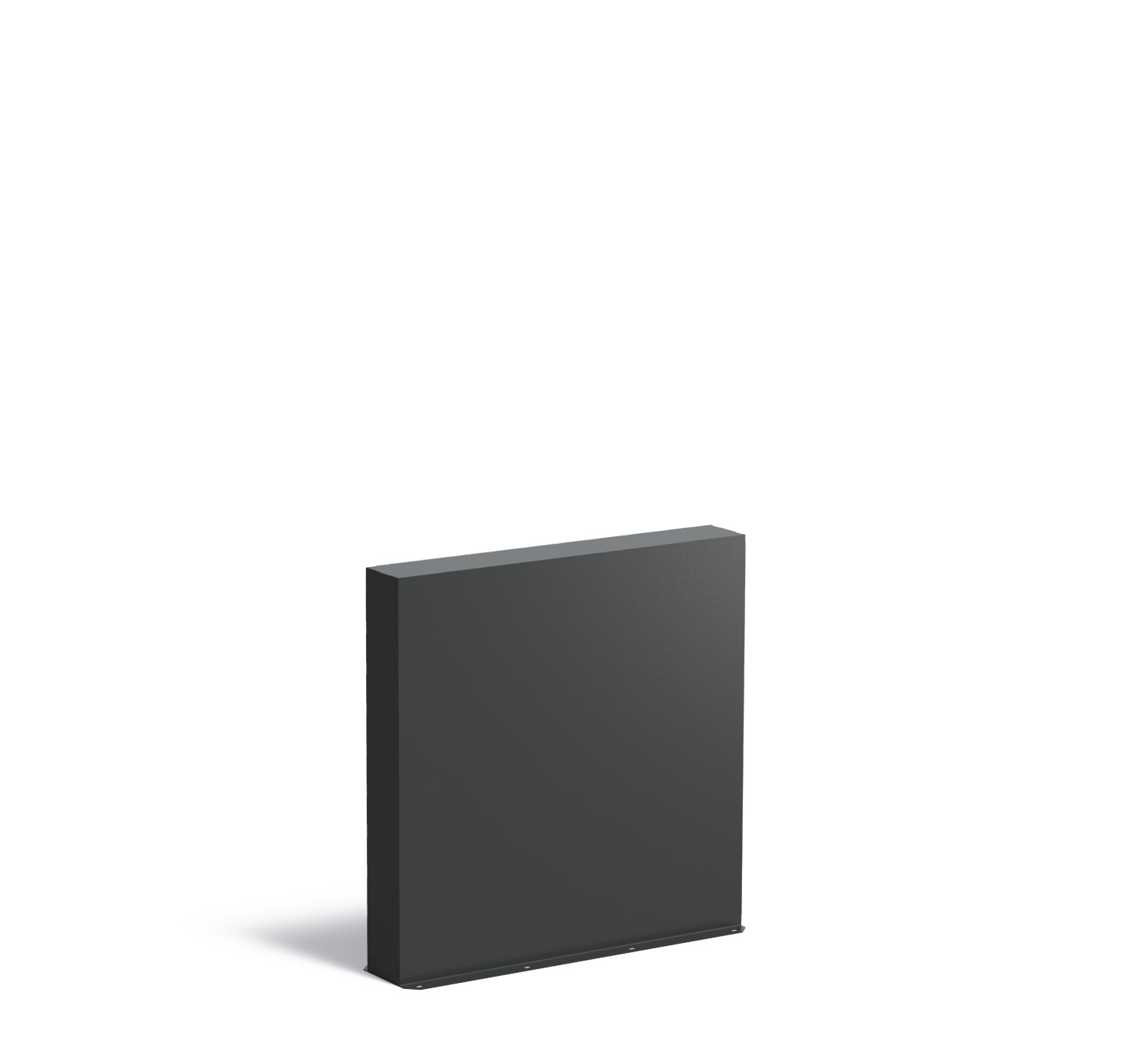 Aluminium muur 100x15x100cm. afbeelding