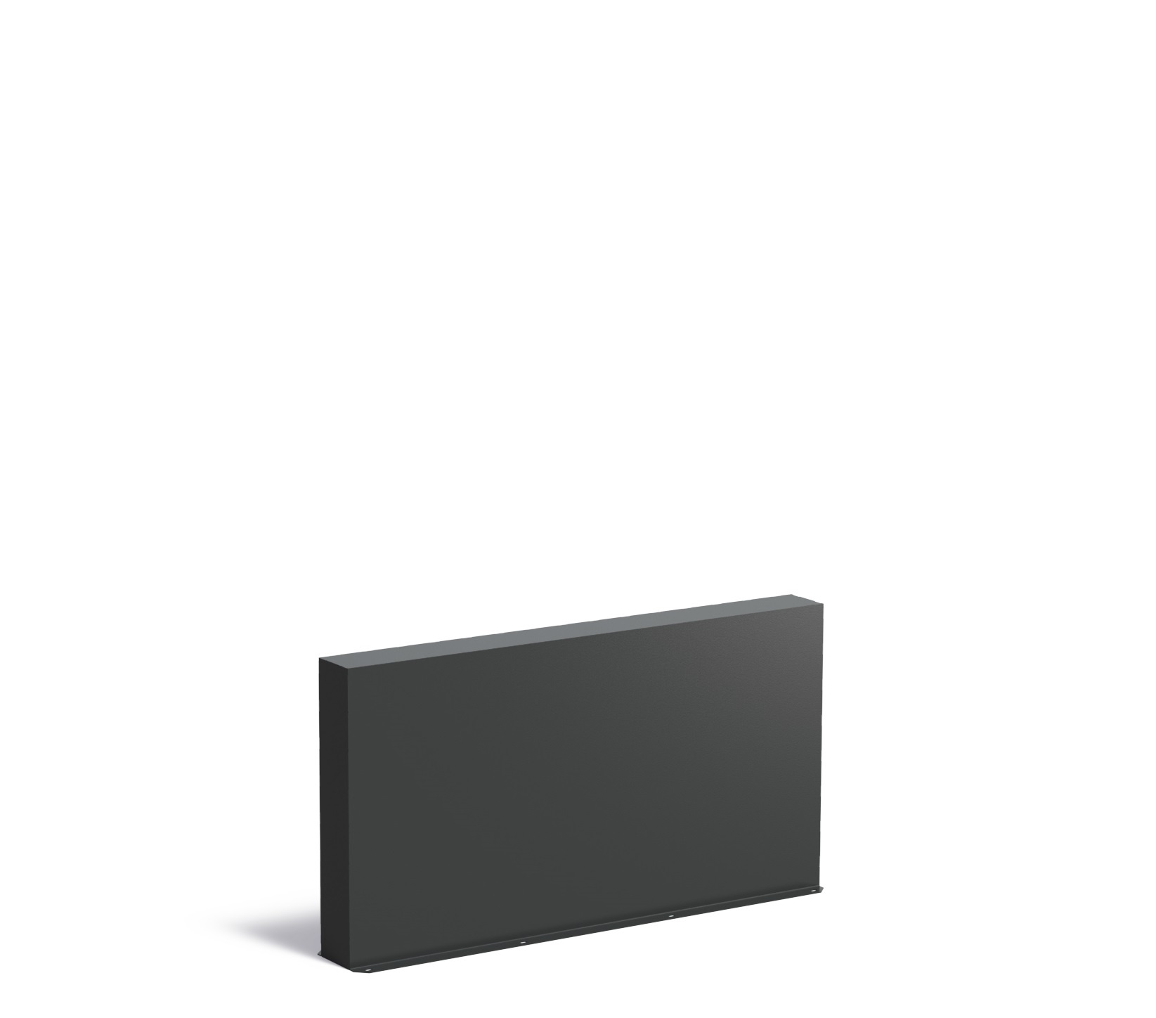 Aluminium muur 150x15x80cm. afbeelding