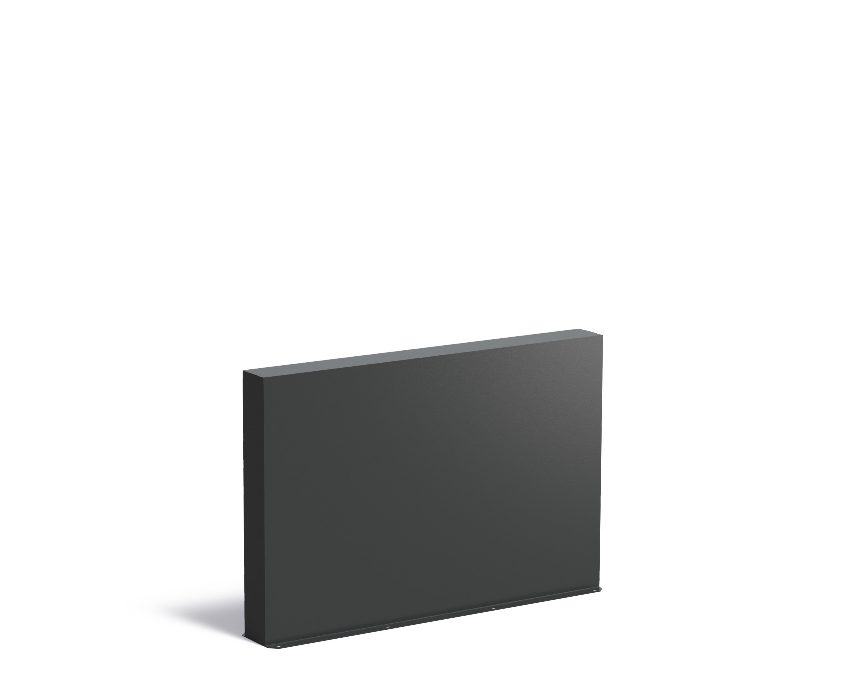 Aluminium muur 150x15x100cm. afbeelding