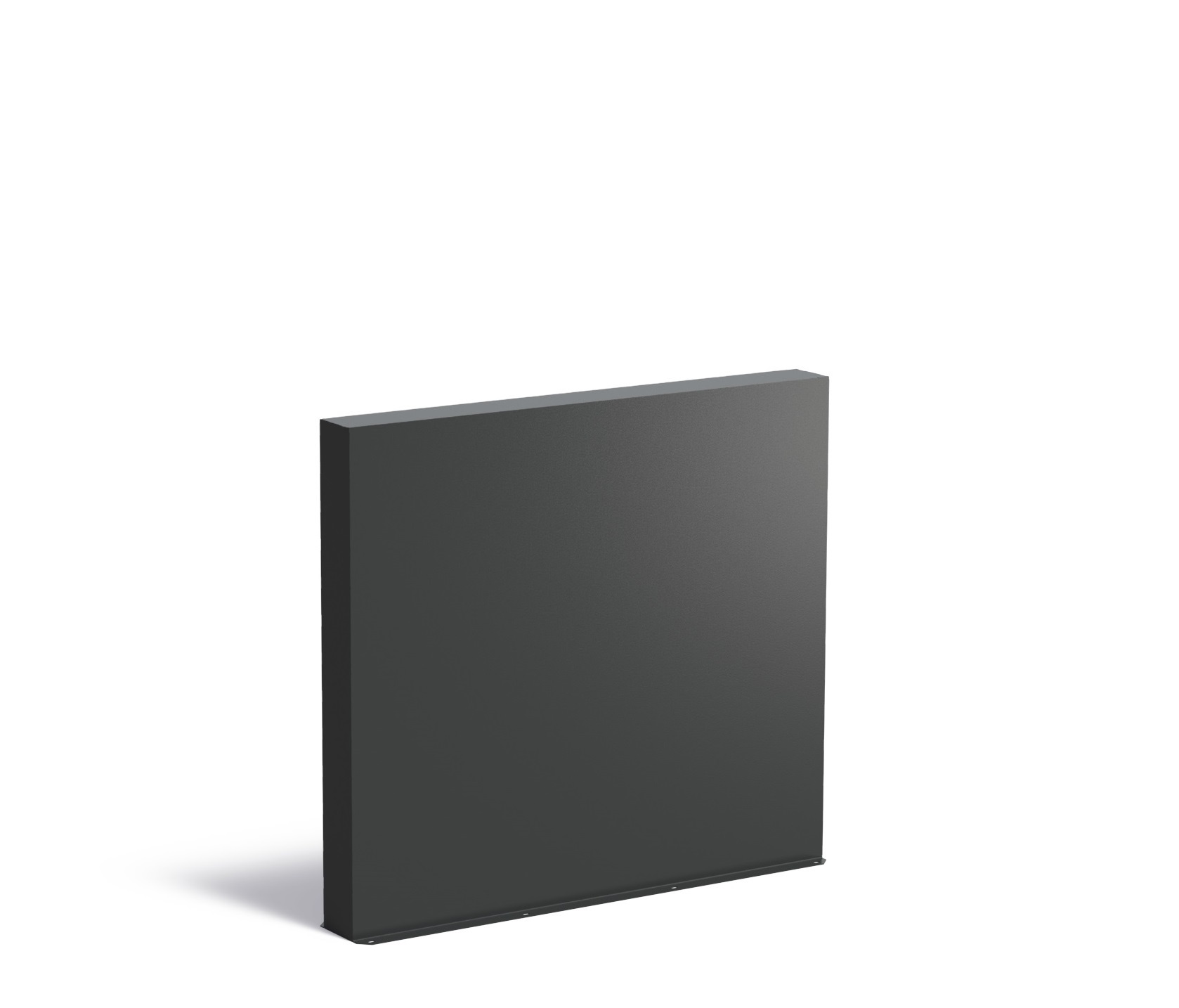 Aluminium muur 150x15x135cm. afbeelding