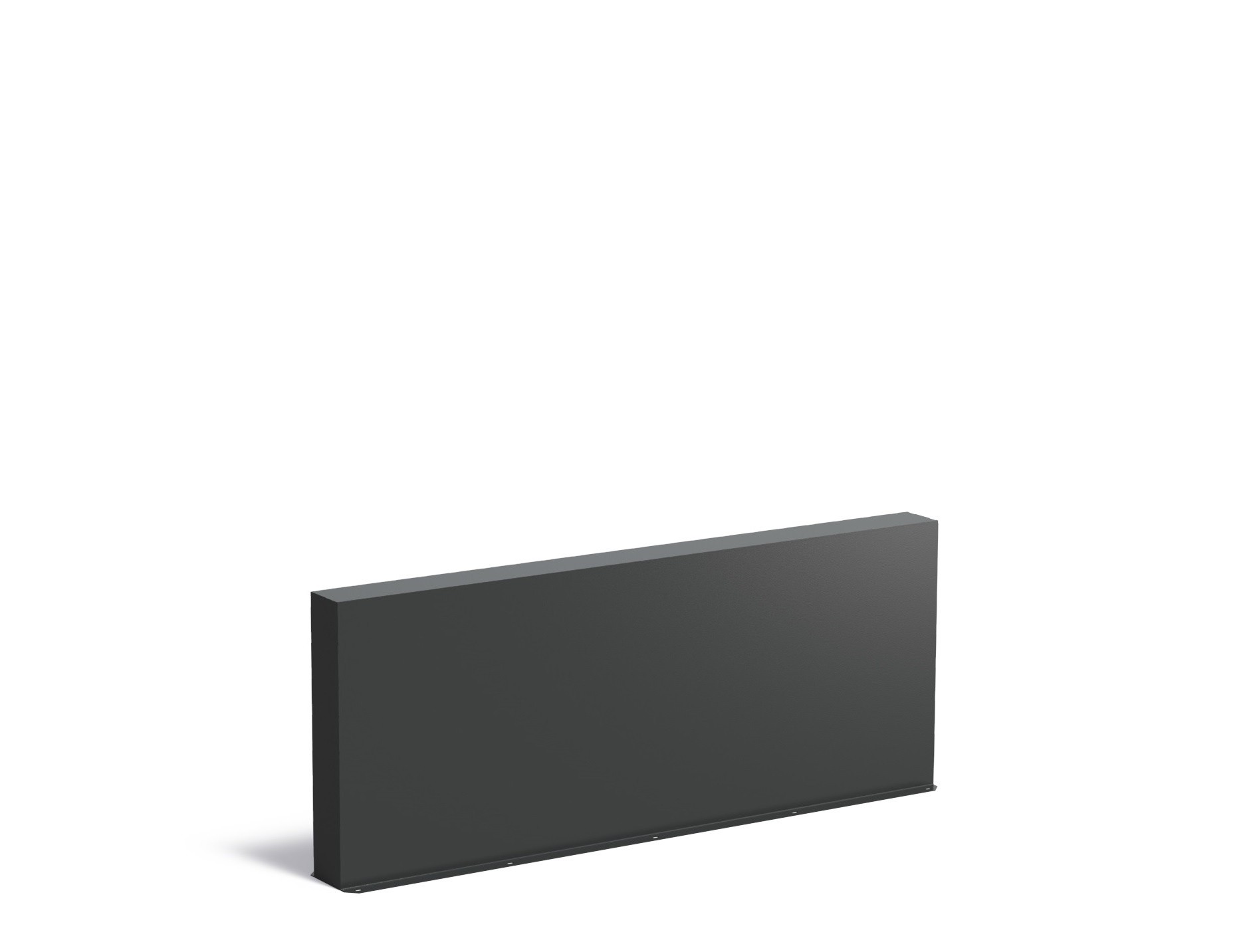 Aluminium muur 200x15x80cm. afbeelding