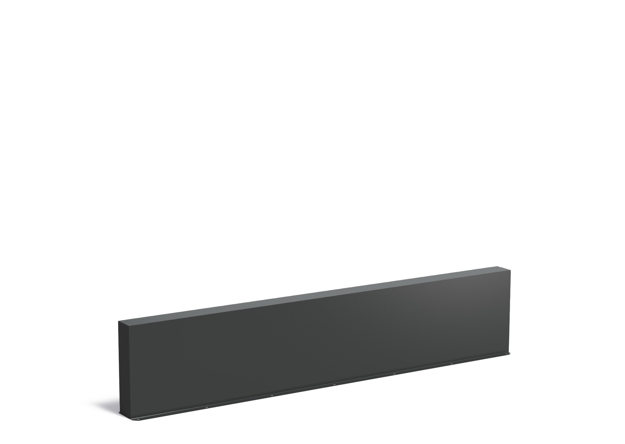 Aluminium muur 300x15x60cm. afbeelding