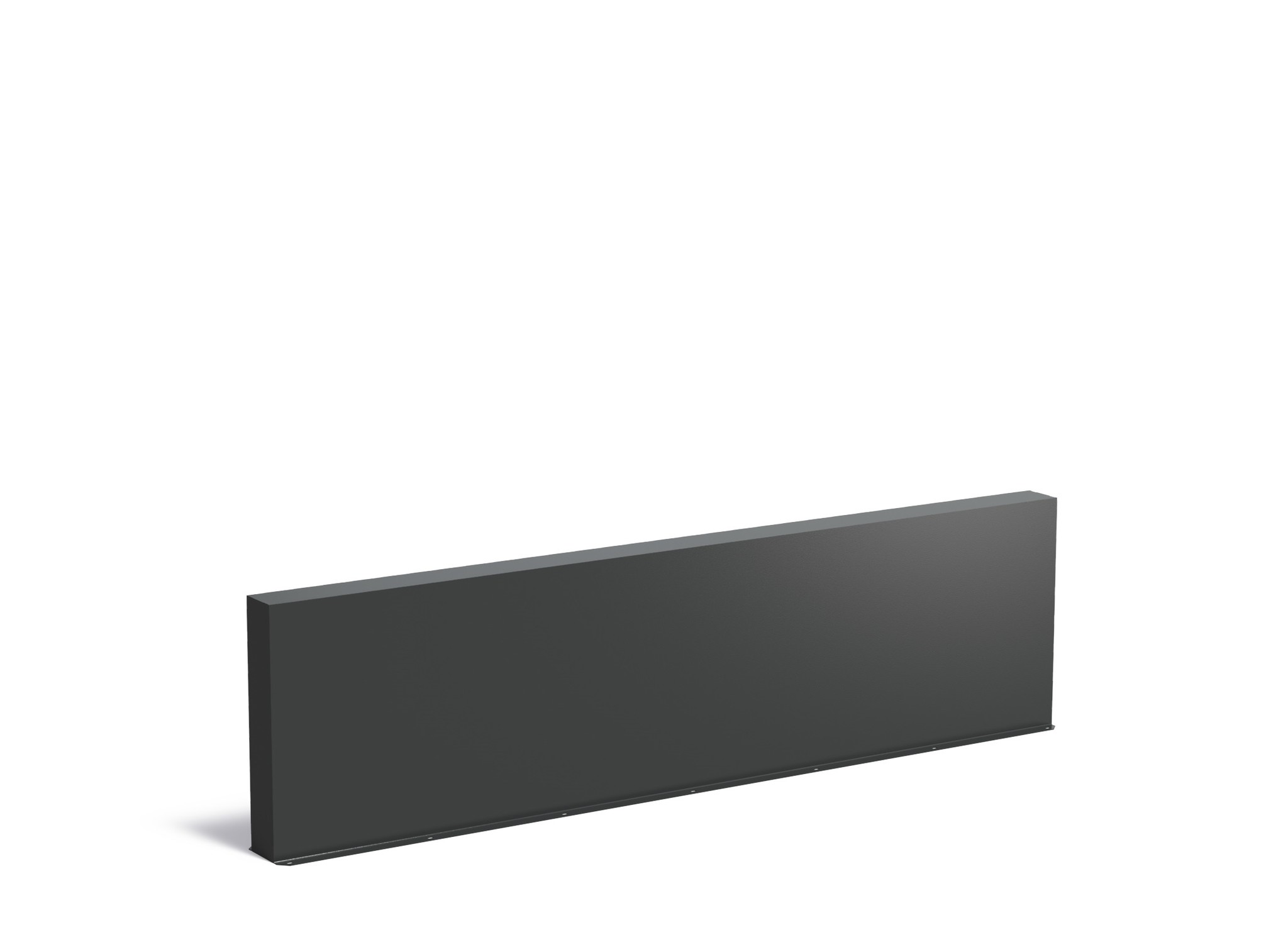 Aluminium muur 300x15x80cm. afbeelding