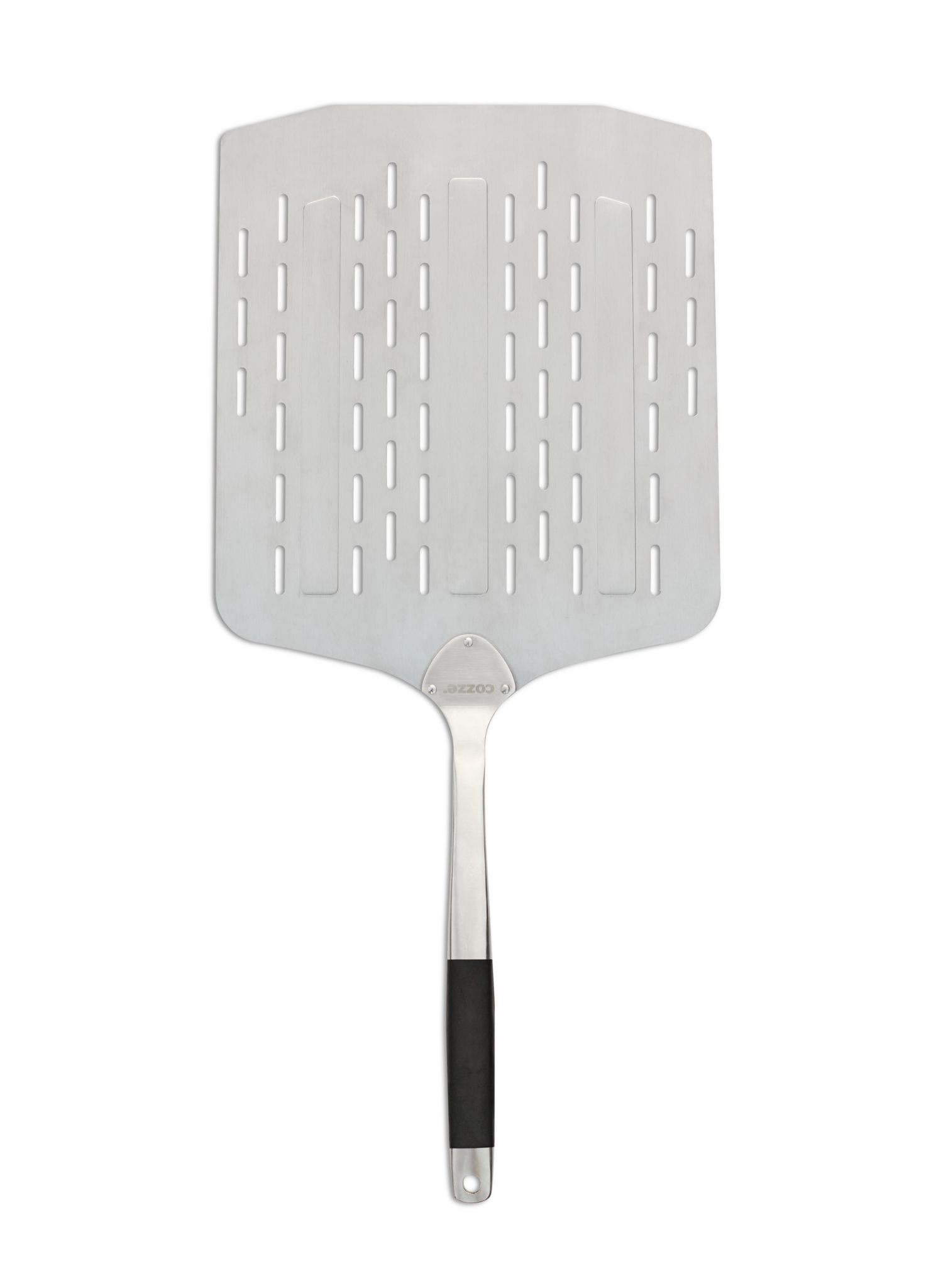 Pizzaschep met gaatjes RVS 76 cm. afbeelding