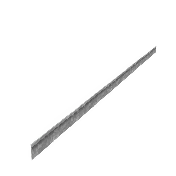Kantopsluiting verzinkt staal geplet 230x0,2x7cm. afbeelding