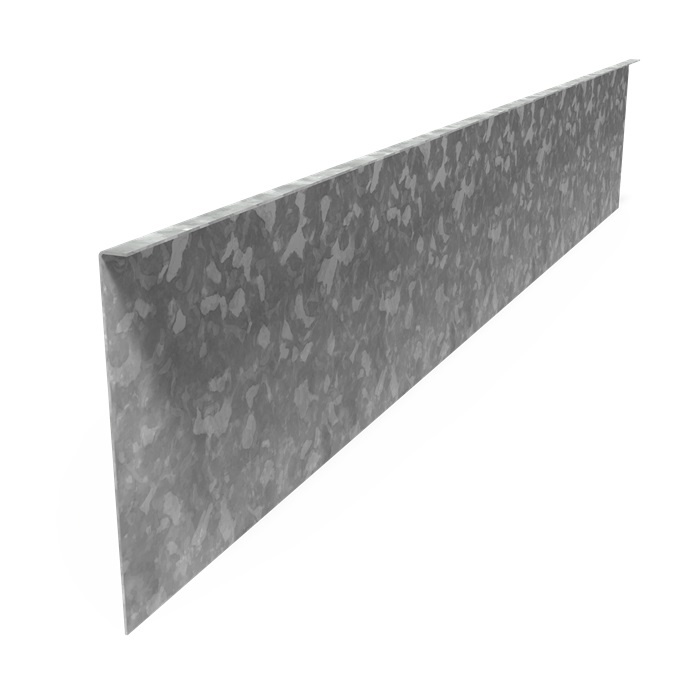 Kantopsluiting verzinkt staal gezet 230x0,3x39cm. afbeelding