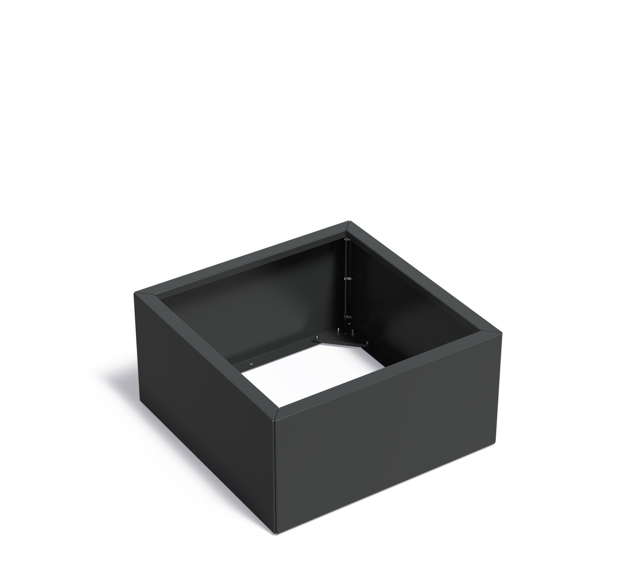 Verzinkt staal plantenbak CARREZ Connect 80x80x40cm. afbeelding
