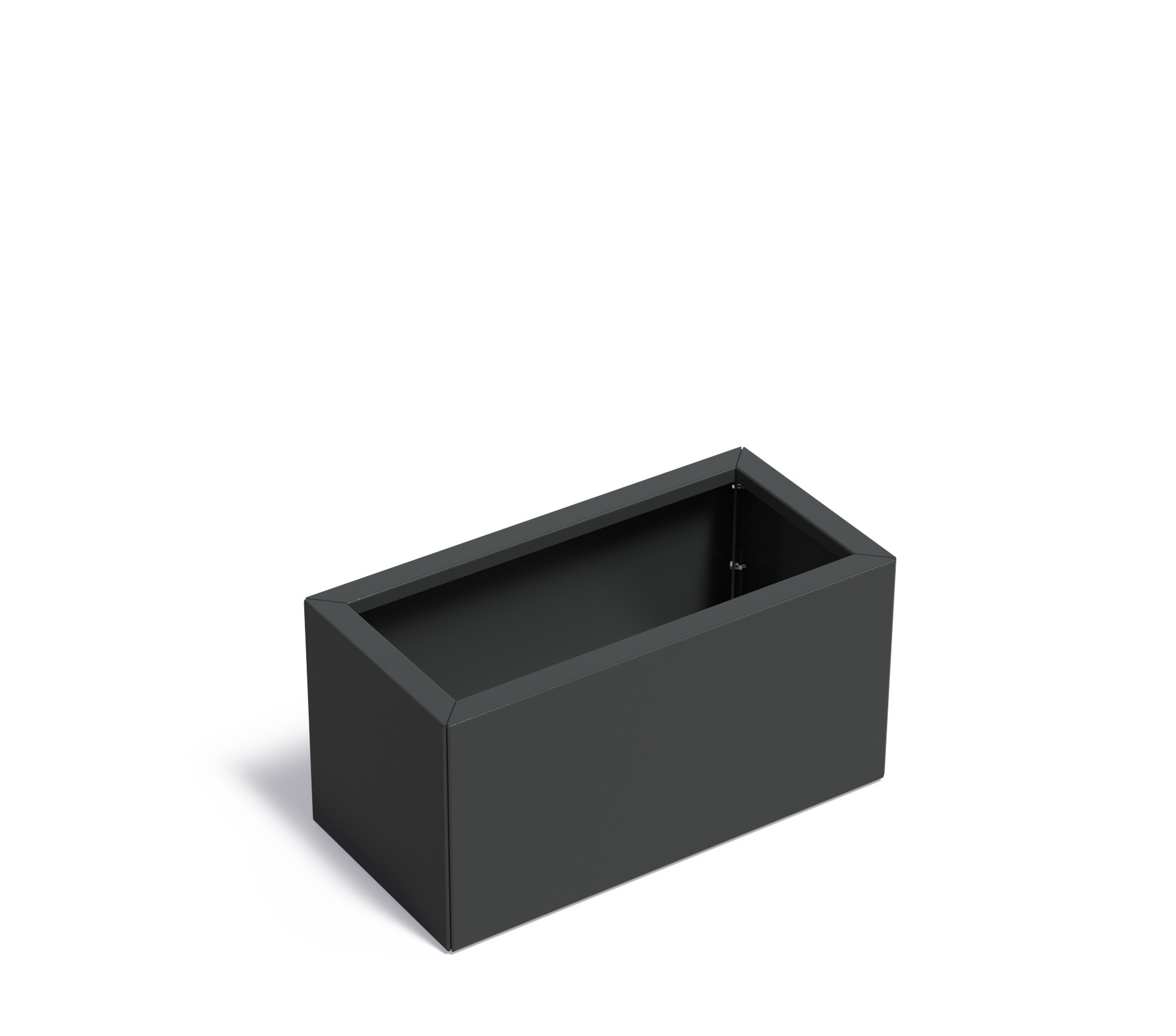 Verzinkt staal plantenbak CARREZ Connect 80x40x40cm. afbeelding