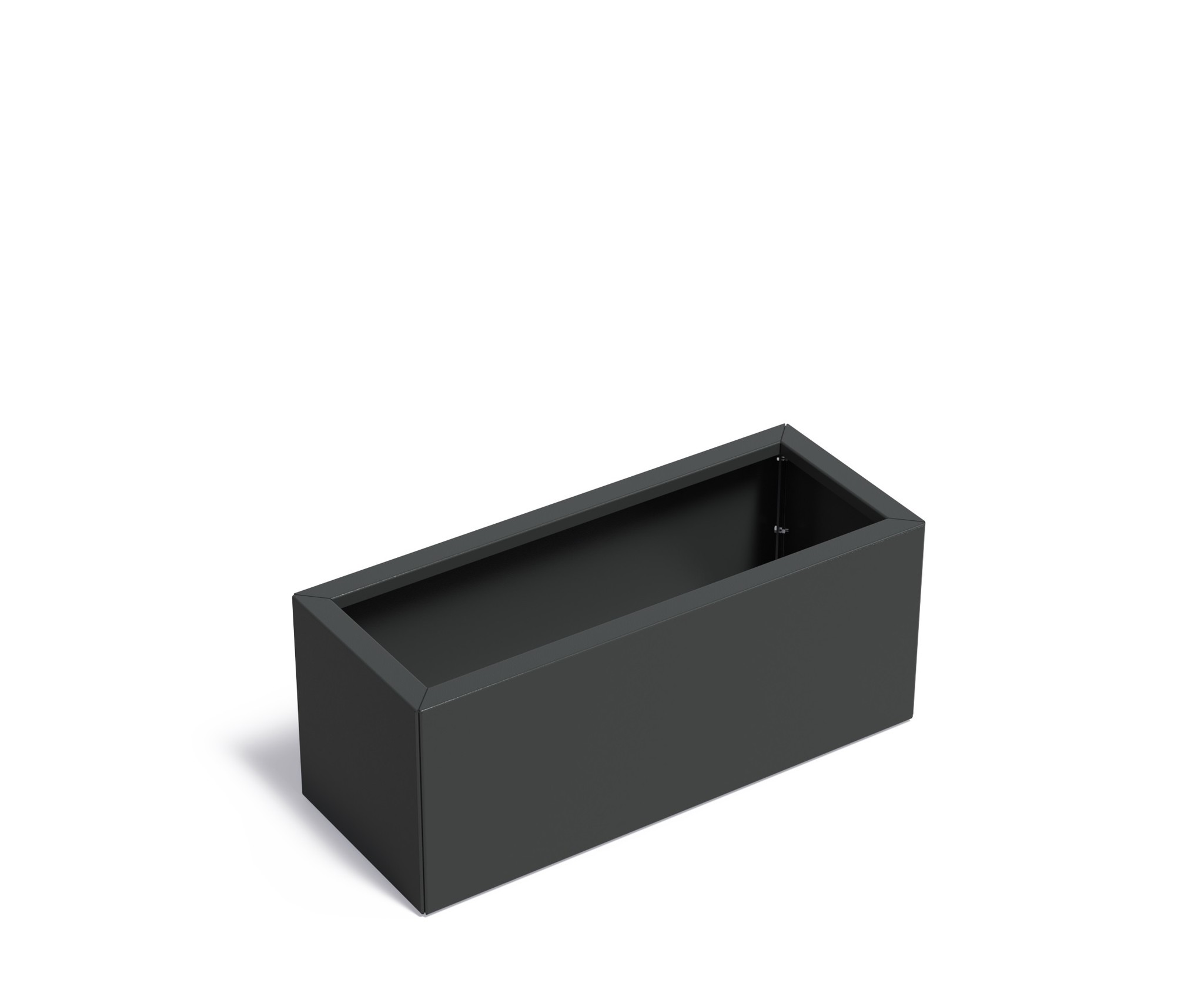 Verzinkt staal plantenbak CARREZ Connect 100x40x40cm. afbeelding
