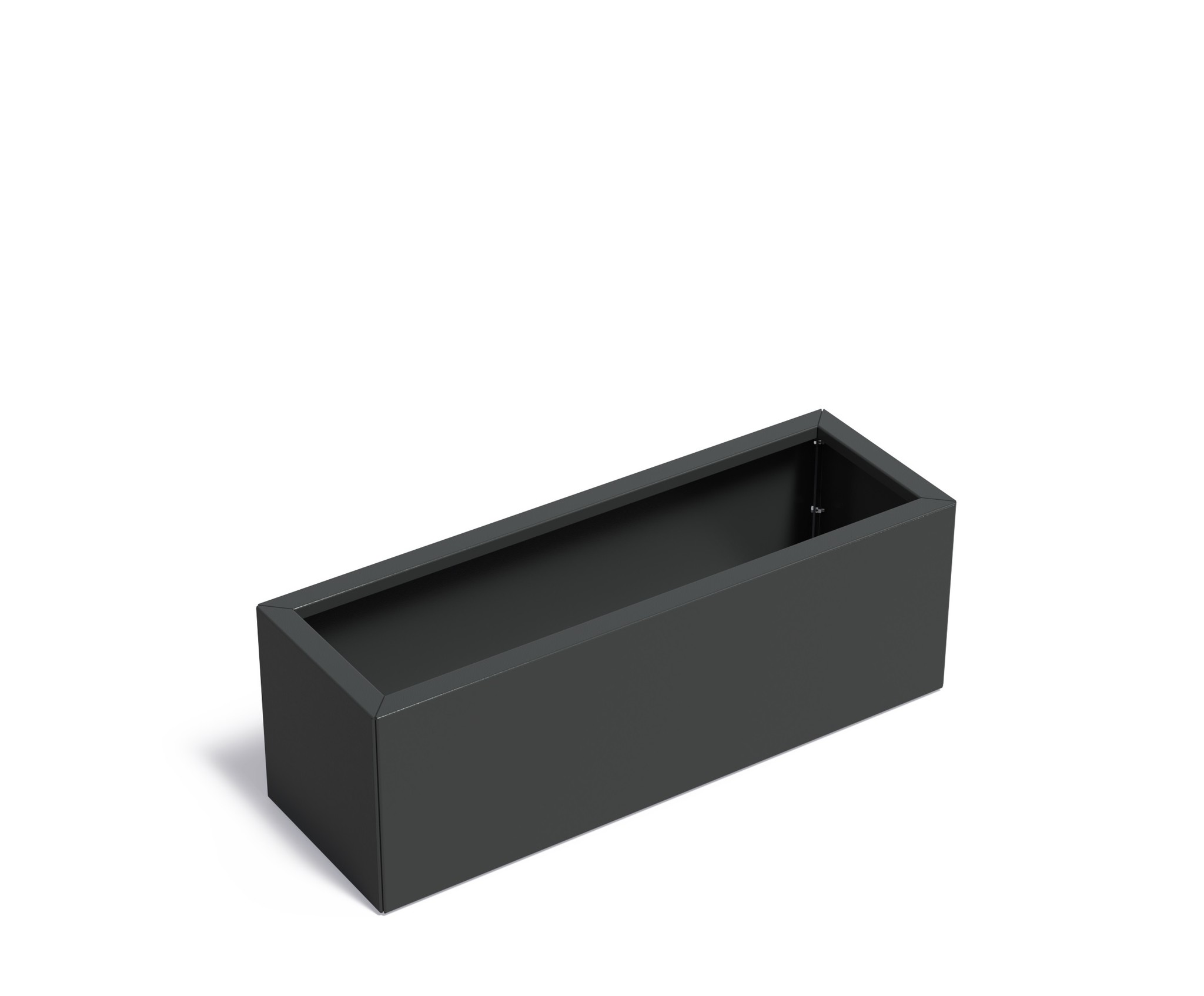 Verzinkt staal plantenbak CARREZ Connect 120x40x40cm. afbeelding