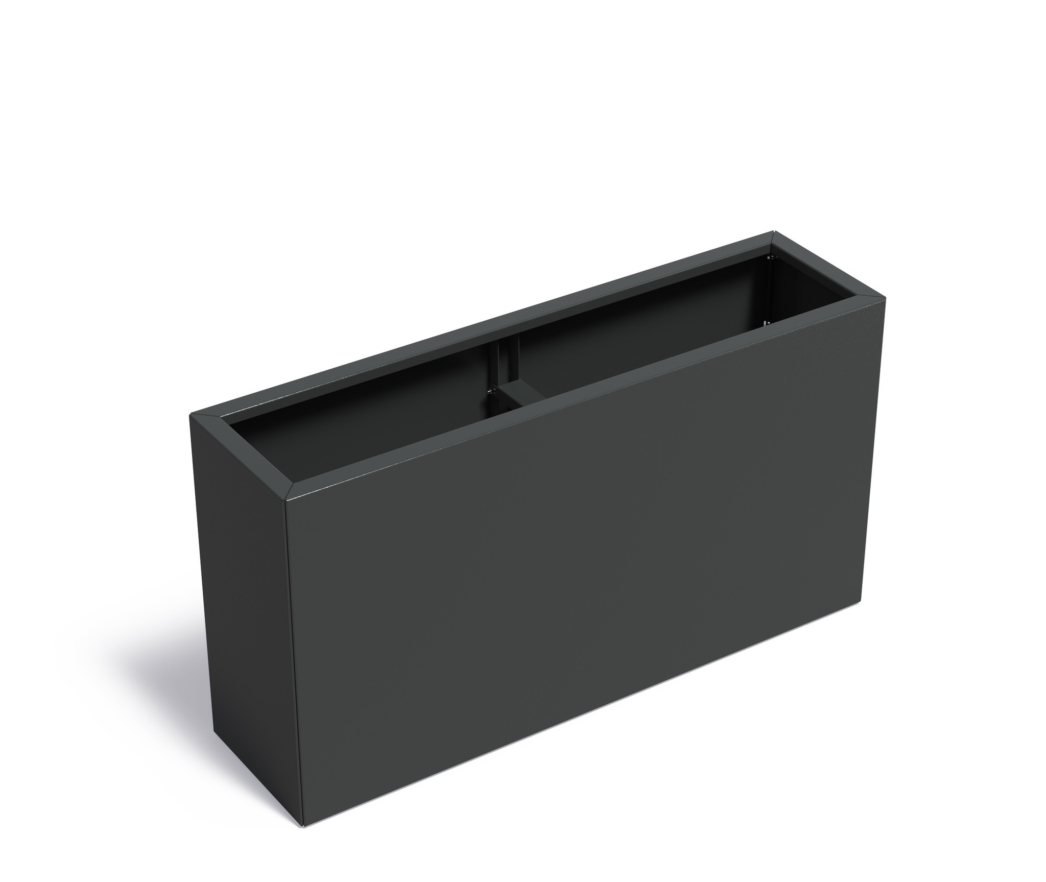 Verzinkt staal plantenbak CARREZ Connect 150x40x80cm. afbeelding