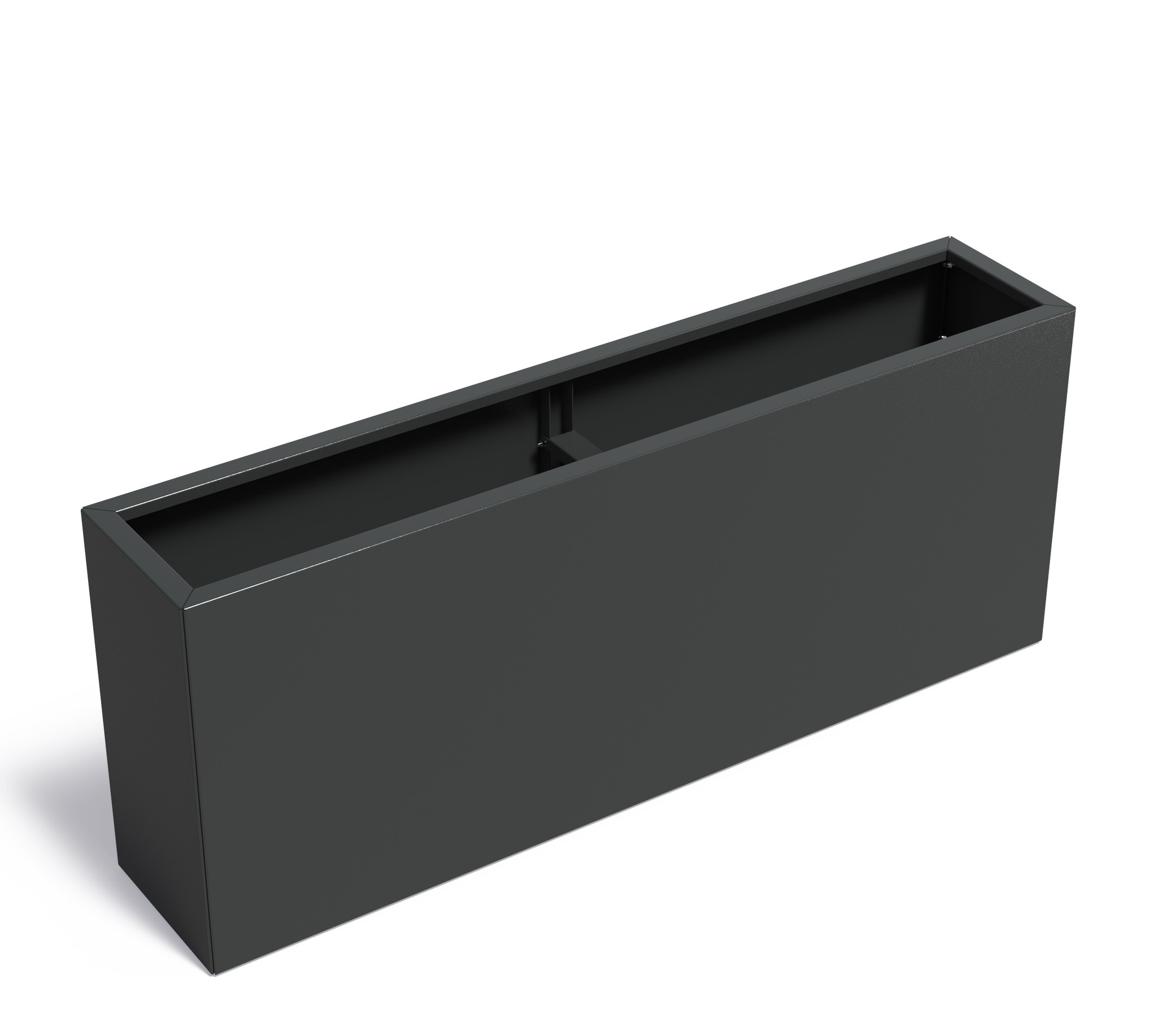 Verzinkt staal plantenbak CARREZ Connect 200x40x80cm. afbeelding