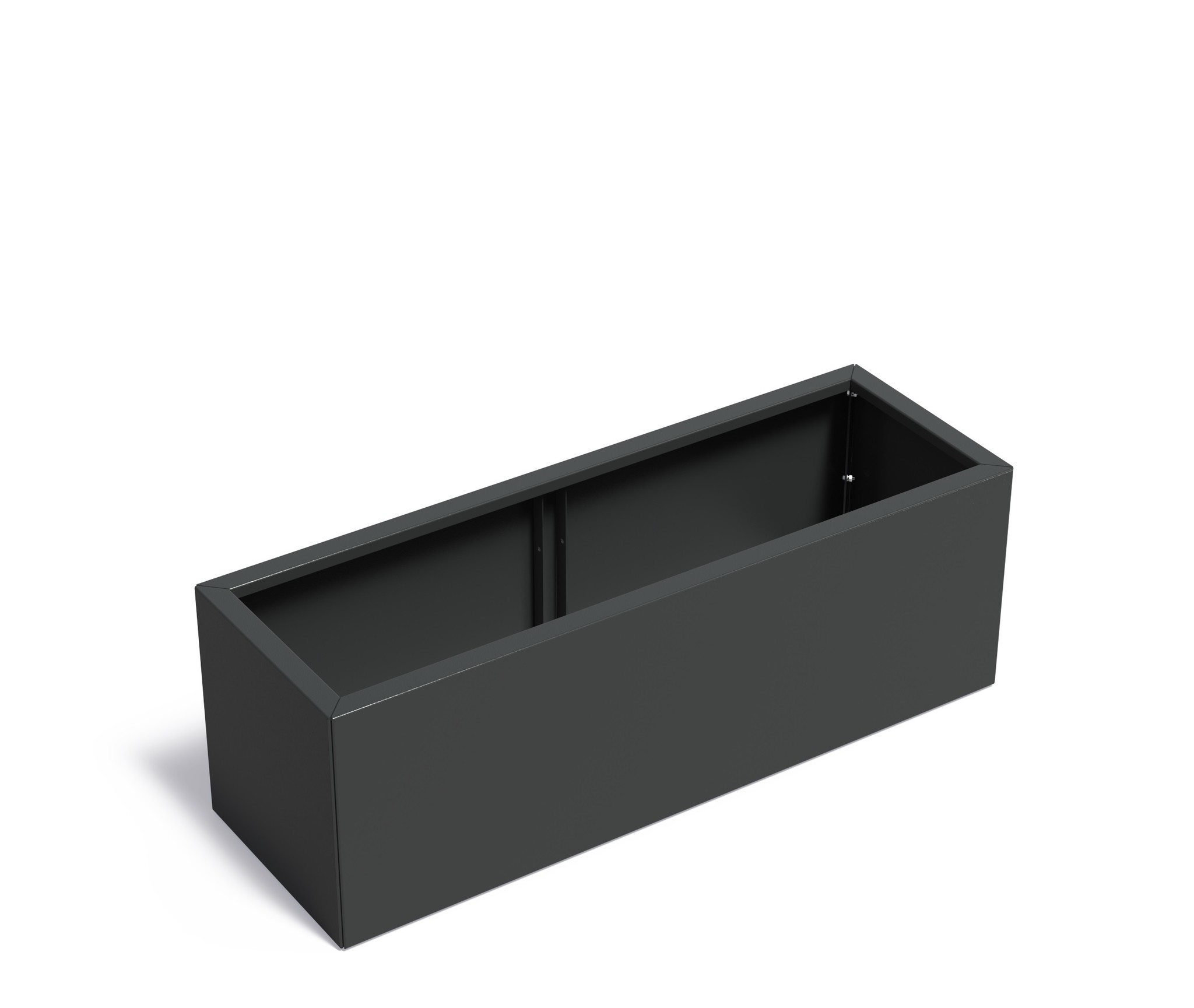 Verzinkt staal plantenbak CARREZ Connect 150x50x50cm. afbeelding