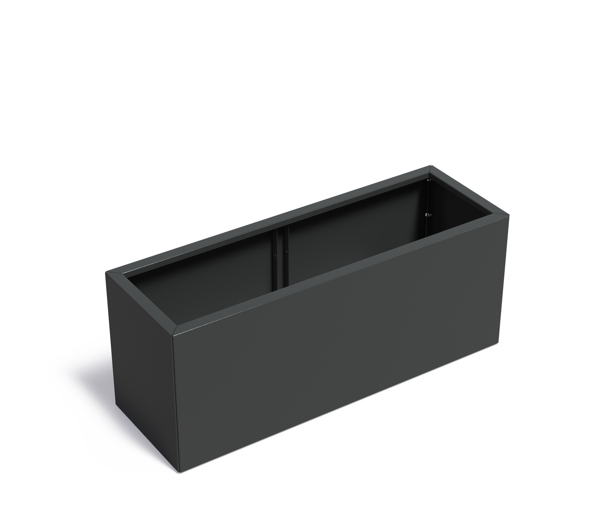 Verzinkt staal plantenbak CARREZ Connect 150x50x60cm. afbeelding