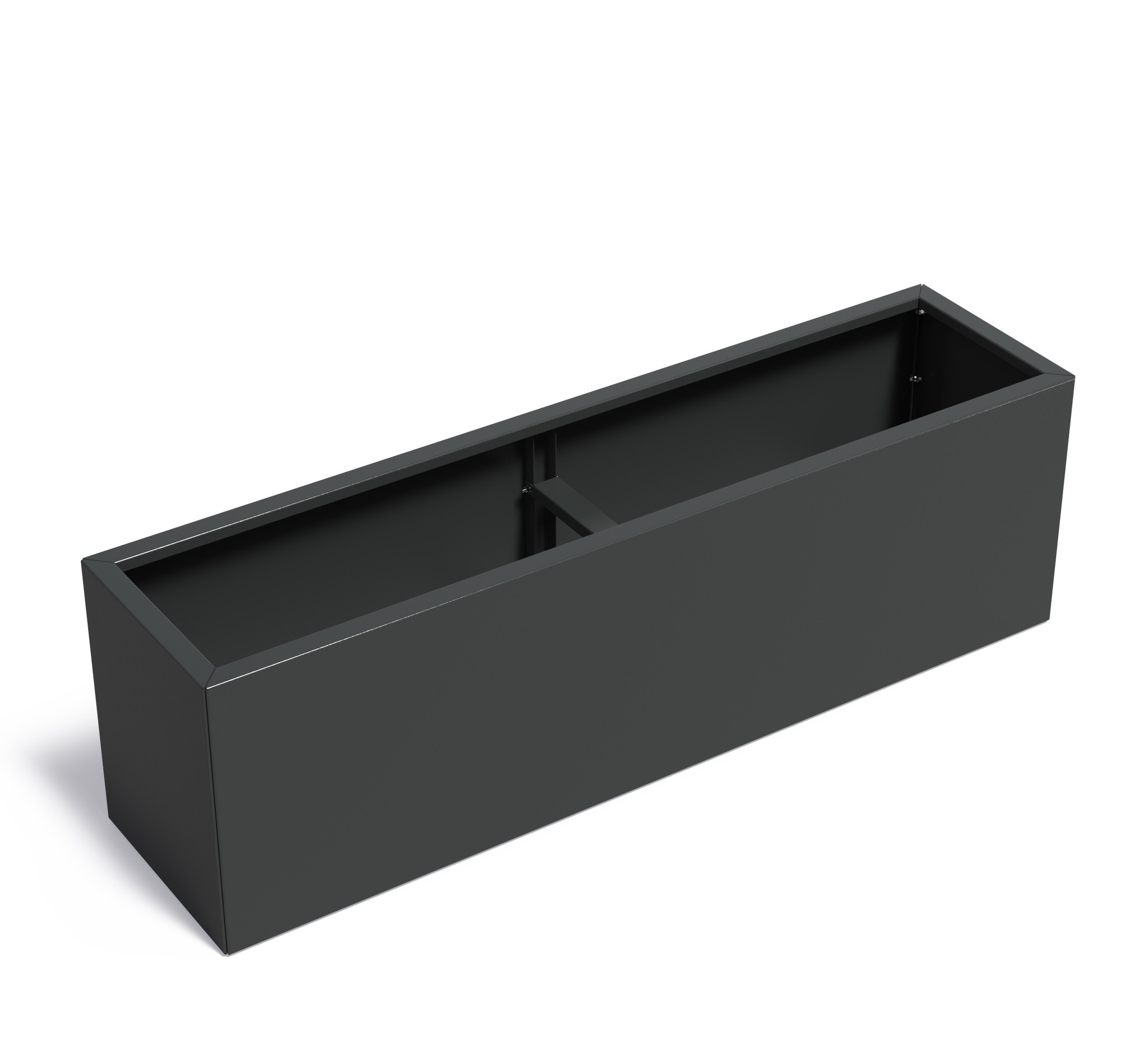 Verzinkt staal plantenbak CARREZ Connect 200x50x60cm. afbeelding