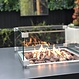 Vuurtafel Forno Brann aluminium 55x55x120cm.