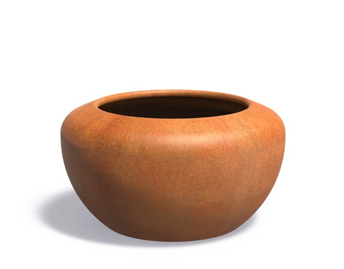 Cortenstaal plantenbak ONYX 98x53cm. afbeelding