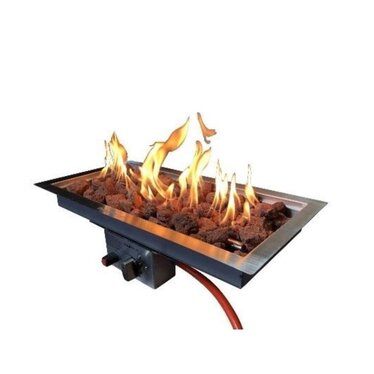 Enjoy Fires inbouwbrander rechthoek 60x30cm.