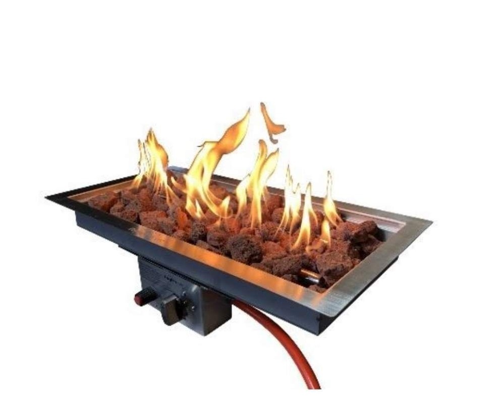 Enjoy Fires inbouwbrander rechthoek 60x30cm. afbeelding