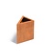 Cortenstaal plantenbak TRAINGLE 60x60x60cm.