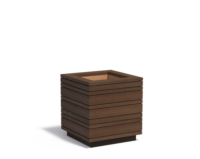 Bamboe plantenbak BANDU 80x80x85cm. afbeelding
