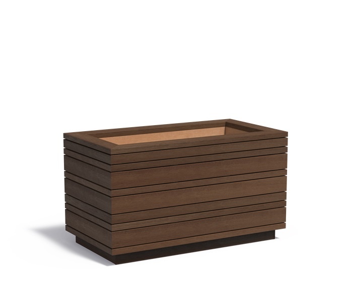 Bamboe plantenbak BANDU 150x80x85cm. afbeelding