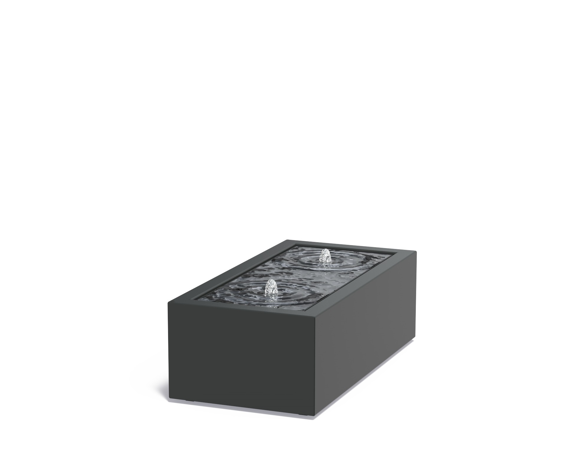 Watertafel Aluminium 120x60x40cm. afbeelding