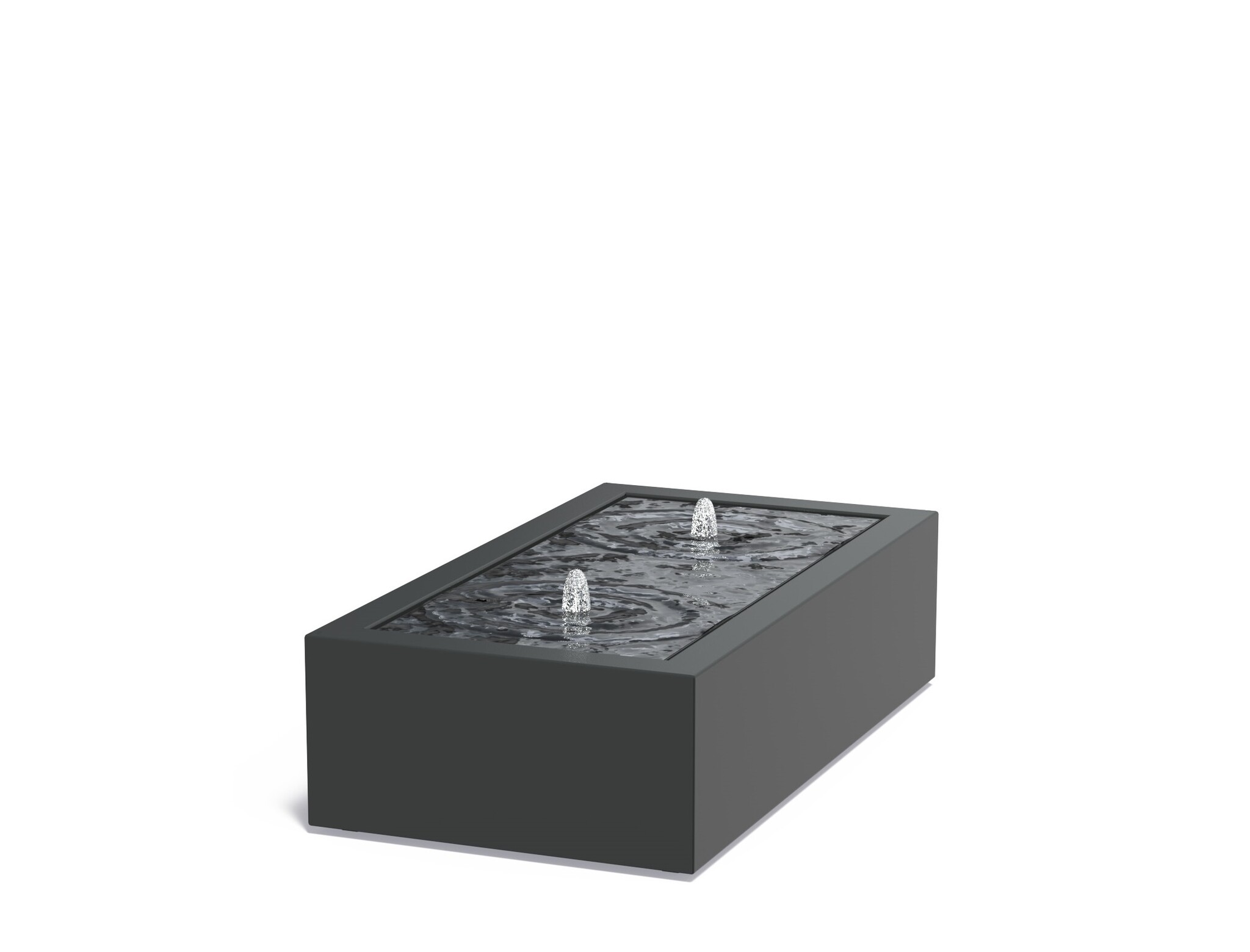 Watertafel Aluminium 150x80x40cm. afbeelding