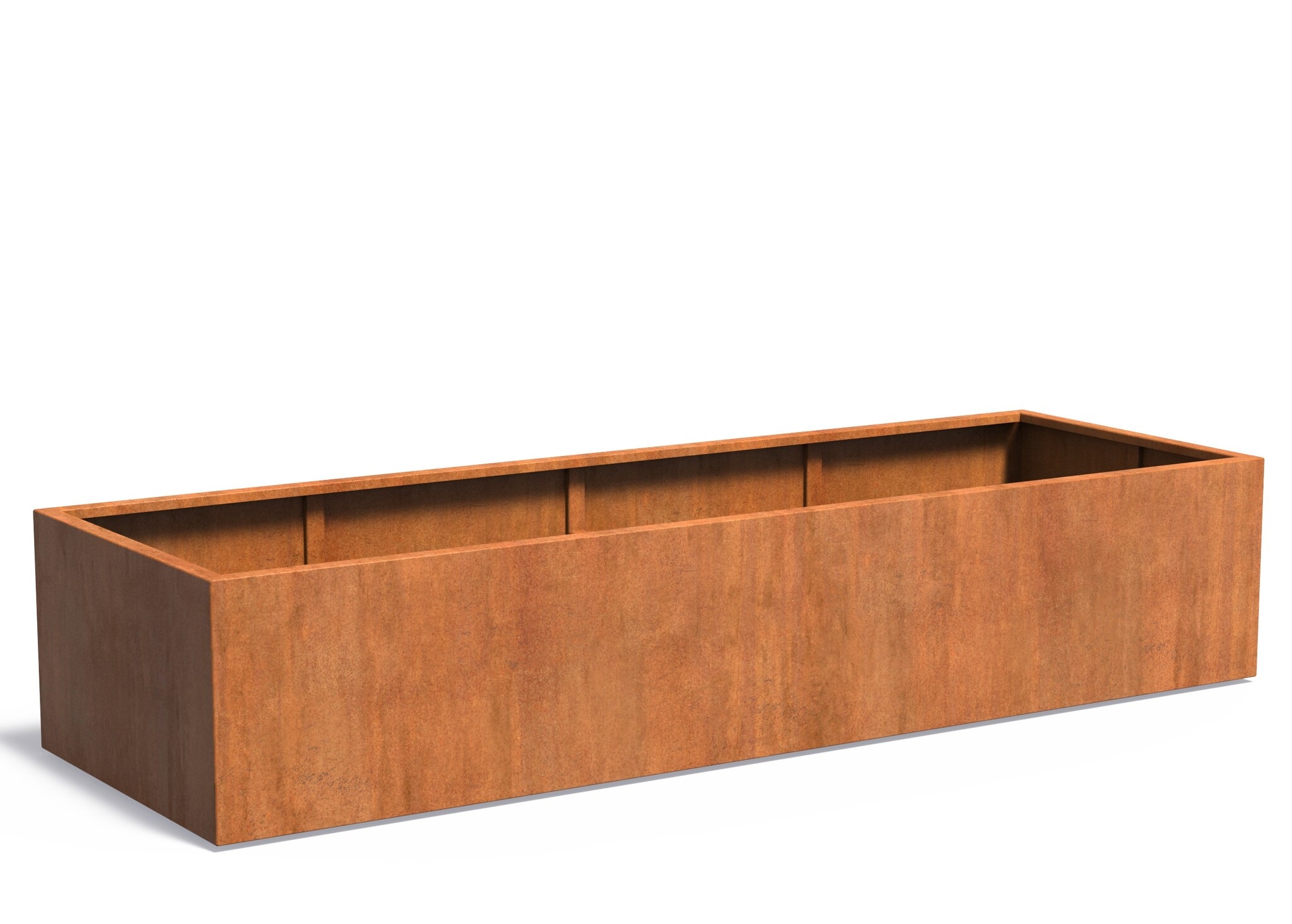 Cortenstaal plantenbak CARREZ 300x100x60cm. afbeelding