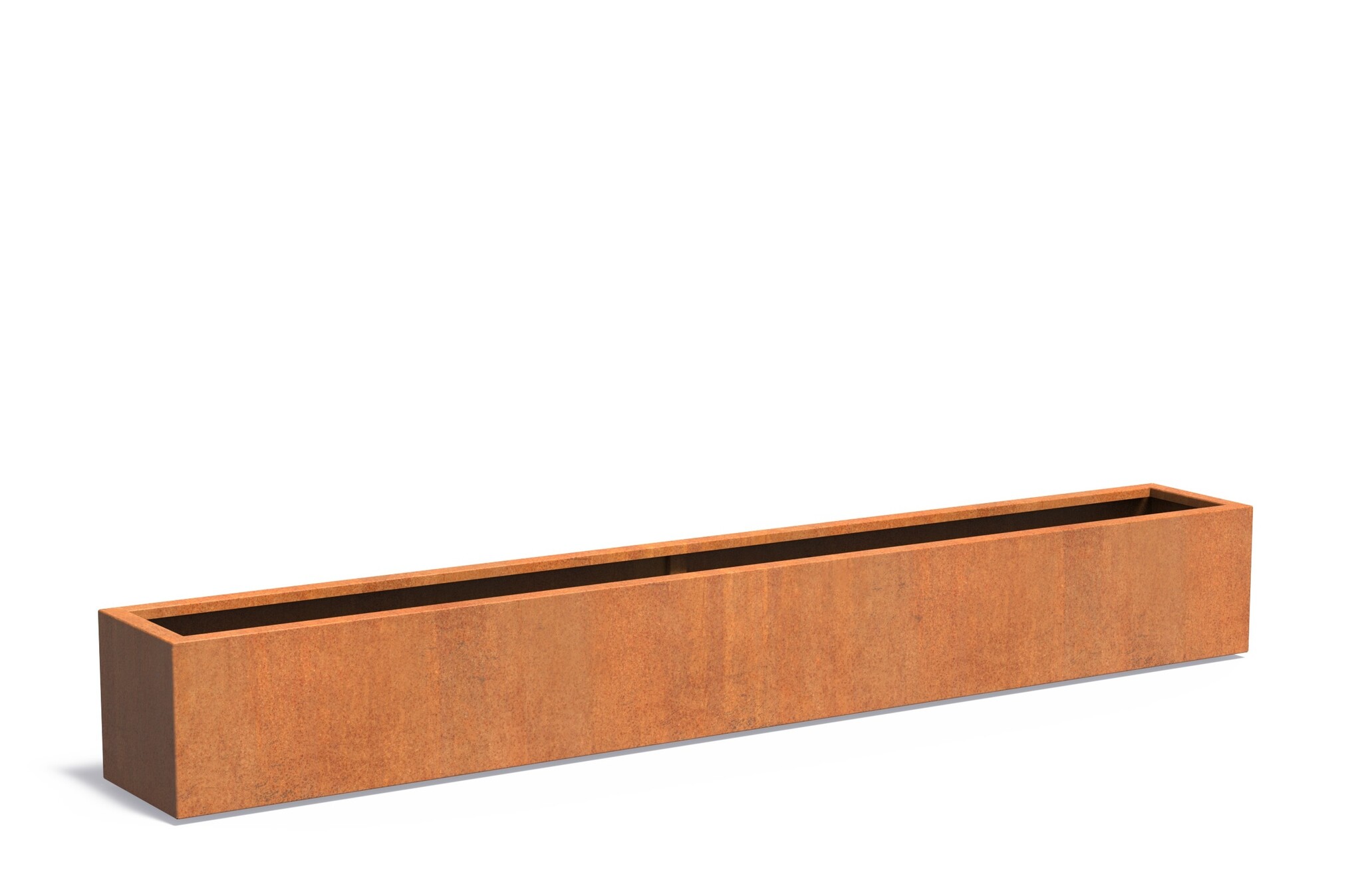 Cortenstaal plantenbak CARREZ 300x40x40cm. afbeelding