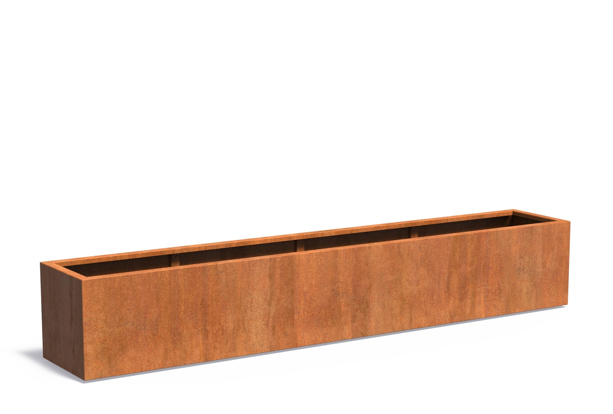 Cortenstaal plantenbak CARREZ 300x50x50cm. afbeelding