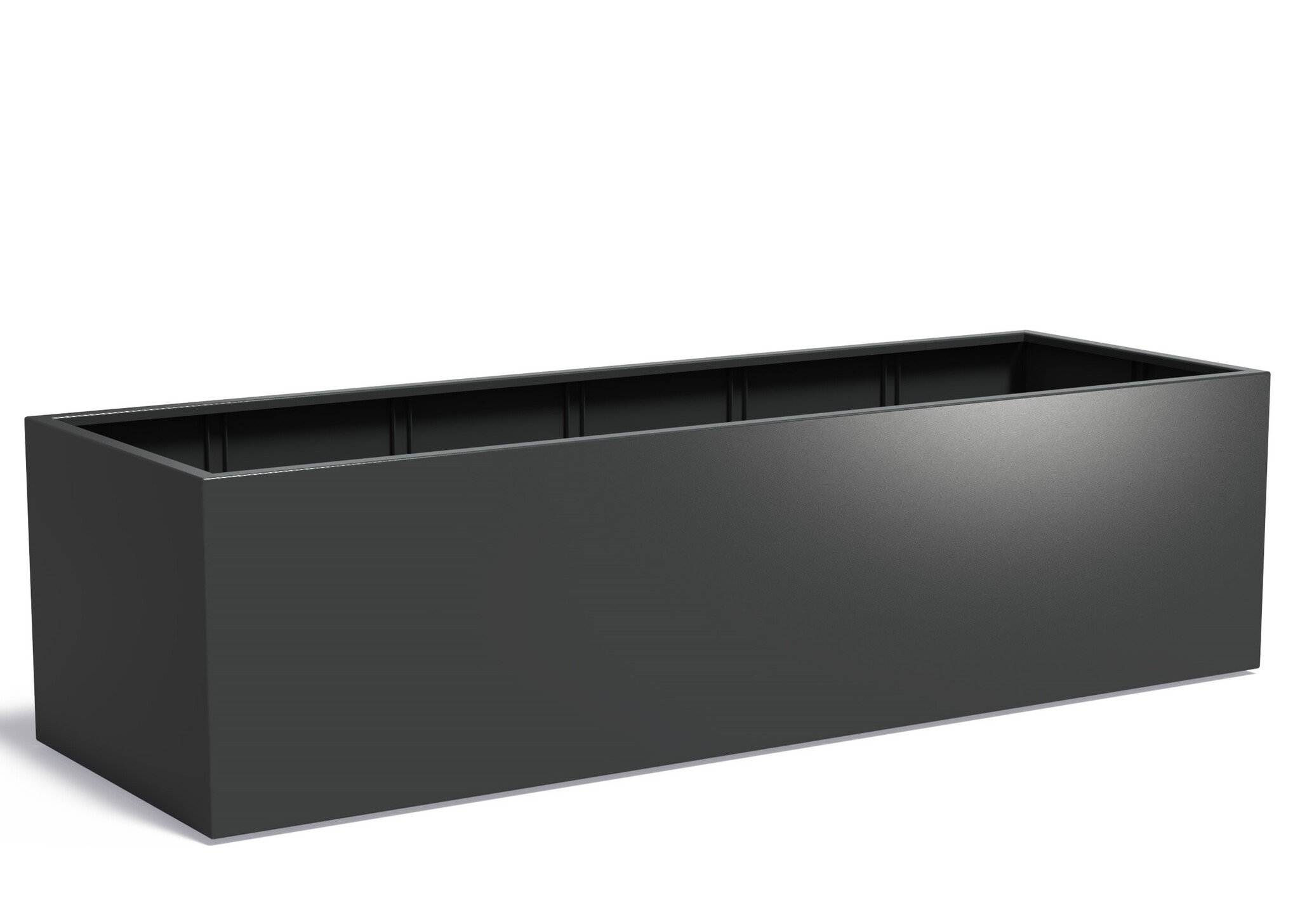 Aluminium plantenbak CARREZ 300x100x80cm. afbeelding