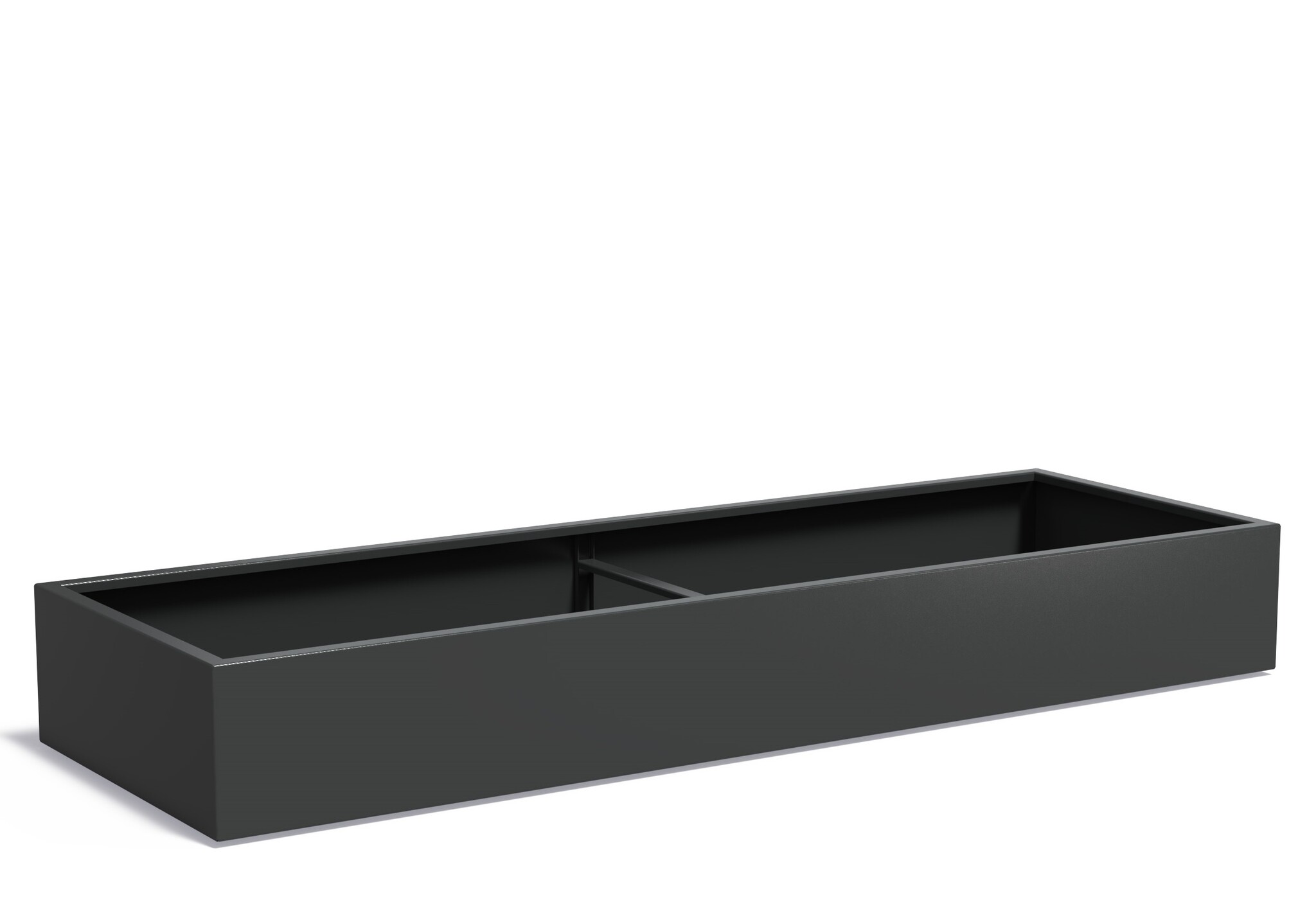 Aluminium plantenbak CARREZ 300x100x40cm. afbeelding