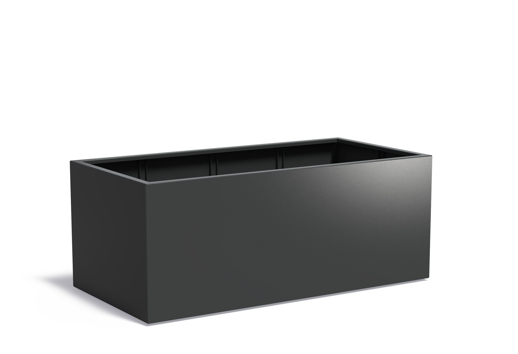 Aluminium plantenbak CARREZ 200x100x80cm. afbeelding