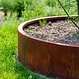 Cortenstaal plantenbak CIRCUM zonder bodem 80x60cm.