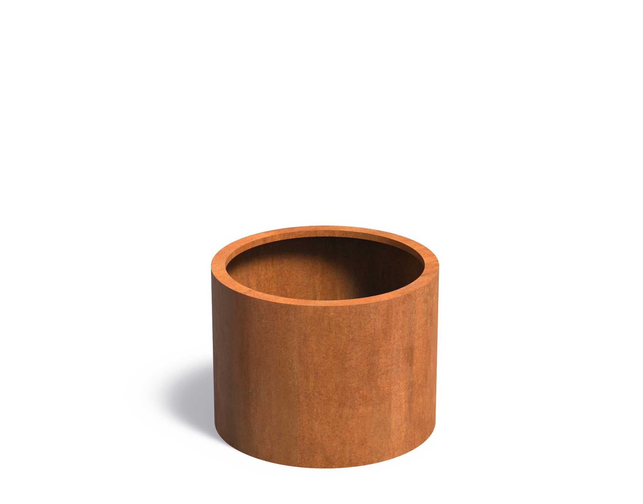 Cortenstaal plantenbak CIRCUM zonder bodem 80x60cm. afbeelding
