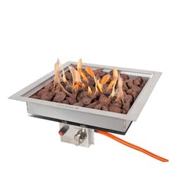 Easy Fires inbouwbrander vierkant 50x50x16,5cm.