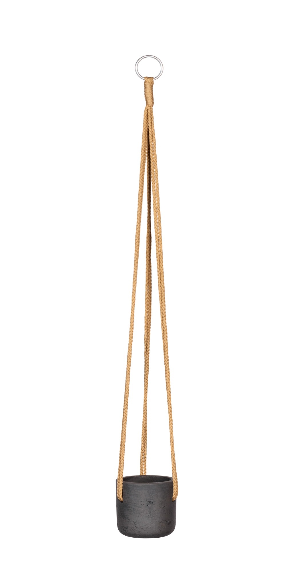 Hangbloempot Charlie XXXS Black Washed afbeelding