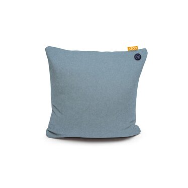 Cozy Una warmtekussen blauw 45x45cm. op=op