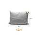 Cozy Tove warmtekussen antraciet 45x60cm. op=op