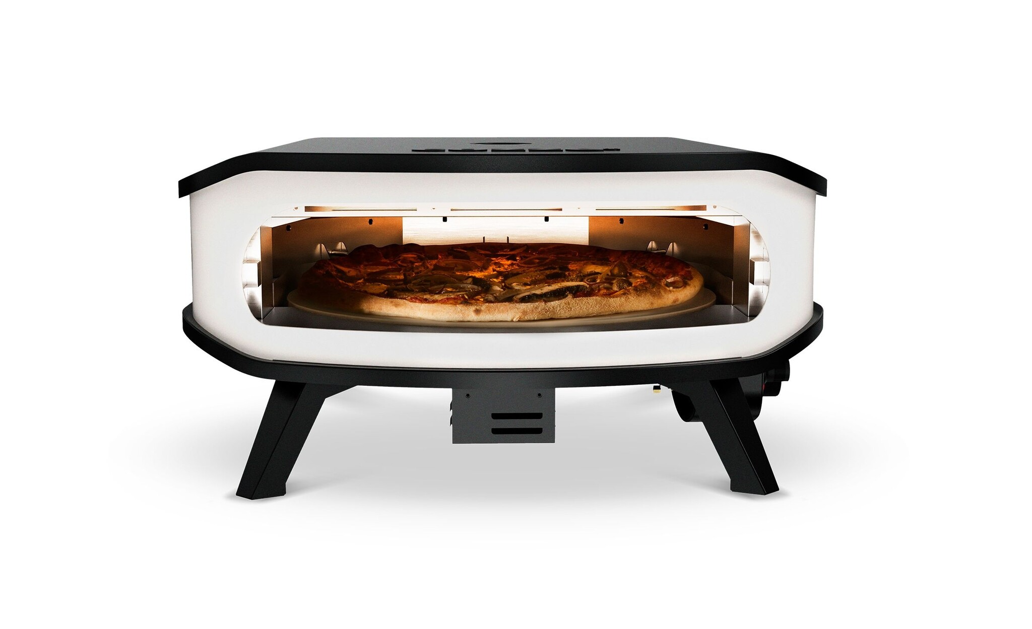 Cozze Pizza oven gas 17'' met roterende pizzasteen